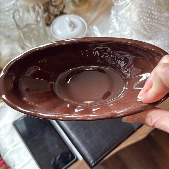 Elegant Brown Ceramic Dish Set - Picture 4 of 6